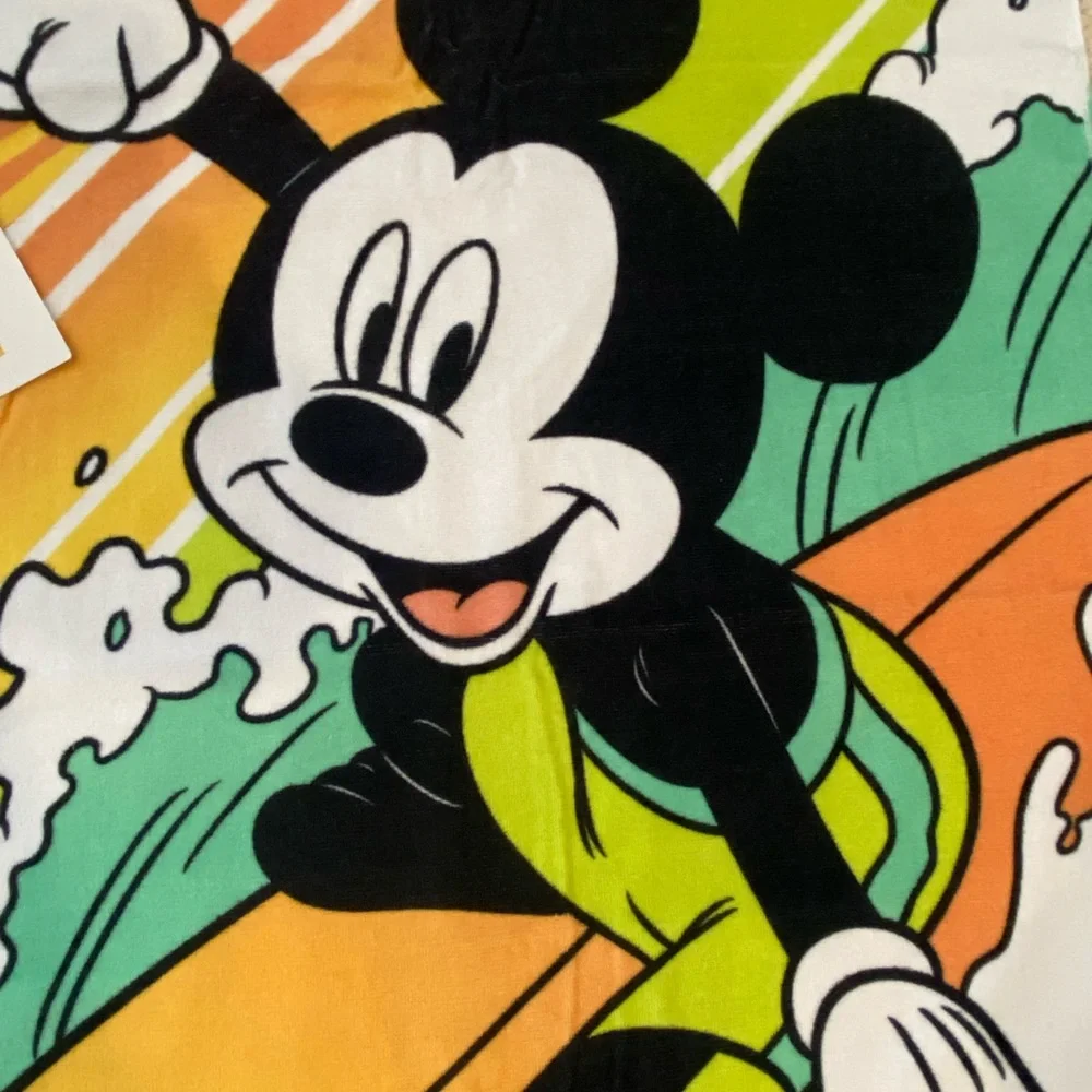 THE BIG ONE Kids Mickey Mouse and Minnie Mouse Beach Towels Set of 2